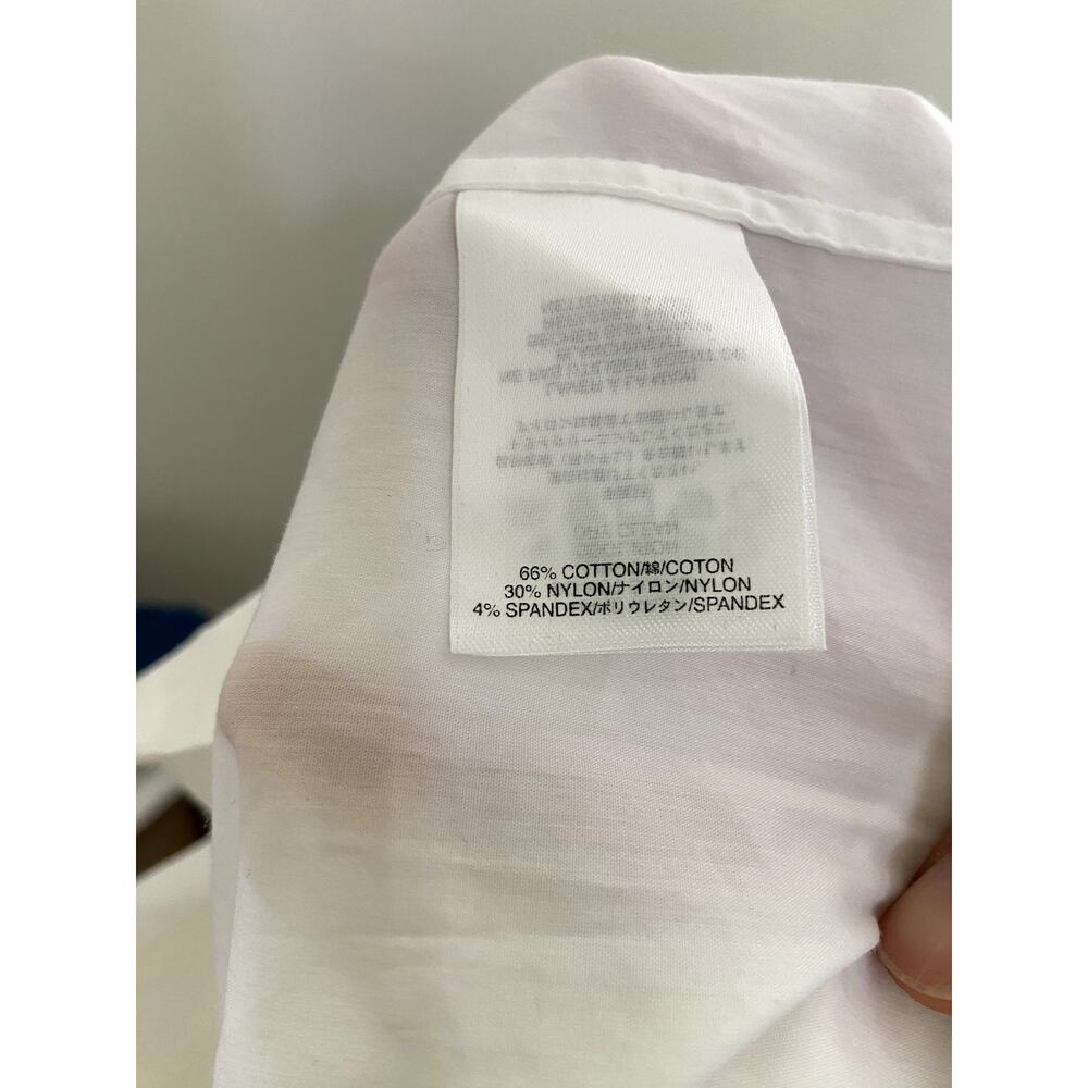 Helmut Lang Classic-collar Poplin White Shirt size P XS - Picture 5 of 6